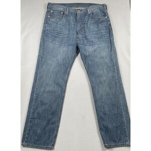 Levi's 505 Men's Jeans 40x32 Regular Fit Straight Leg Blue Denim